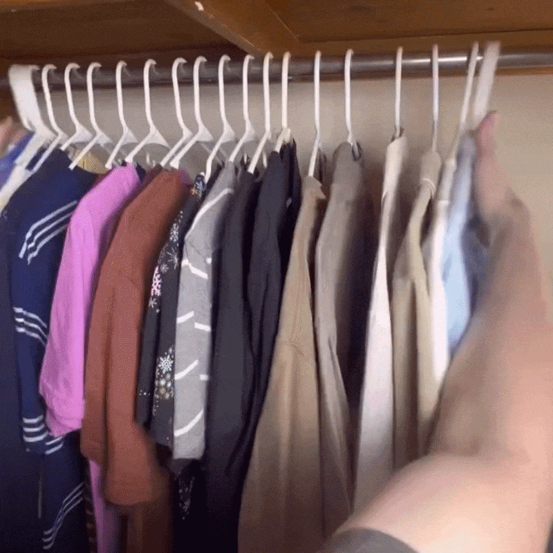 9-in-1 Pants hangers save space™