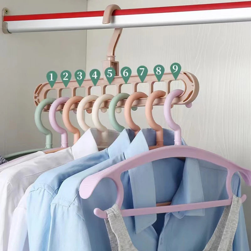 9-in-1 Pants hangers save space™