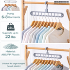 9-in-1 Pants hangers save space™